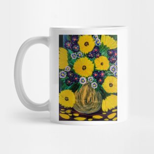 Sunflowers in bloom Mug